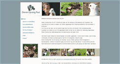 Desktop Screenshot of dierenopvangpaul.nl